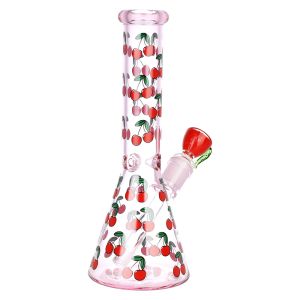 life is a bowl of cherries beaker water pipe 10" 14mm f