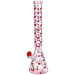 life is a bowl of cherries beaker water pipe | 18" | 7mm thick | 14mm f