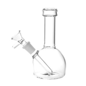 mini dome base glass beaker 5.25" 14mm f clear