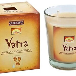 parimal yatra 100% beeswax scented candle