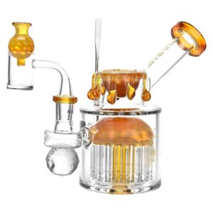 pulsar day drippin' glass dab rig set | 6" | 14mm f