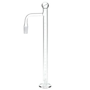 uber tall terp blender quartz banger set | 10" | 90 degree | 14mm m